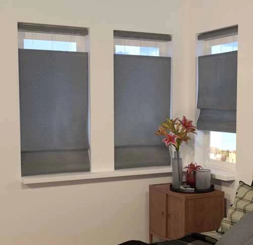 Flat Fold Top Down Bottom Up Roman Shade - Essential 